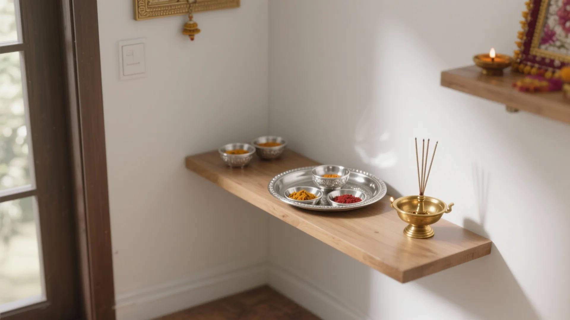 5 Silver Pooja Plate Designs That Elevate Small Mandirs