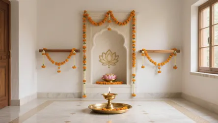 Pooja Room Floor Tiles Design: 5 Smart Ideas