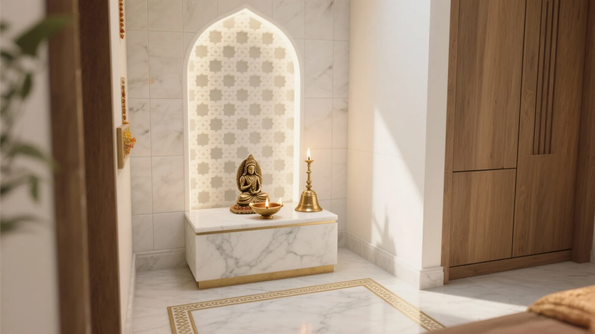 5 Pooja Room Tiles Design Ideas I Swear By: A senior interior designer’s practical guide to serene, durable, and soul-soothing temple room tile choices
