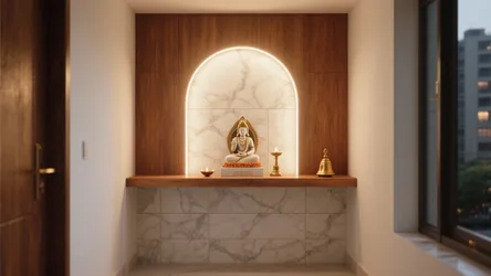 5 Wall Tiles Design for Pooja Room