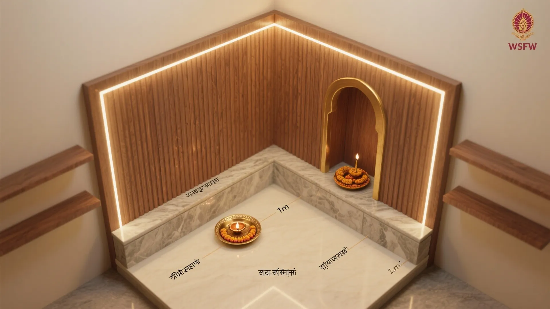 Textured Backdrop with Soft Lighting