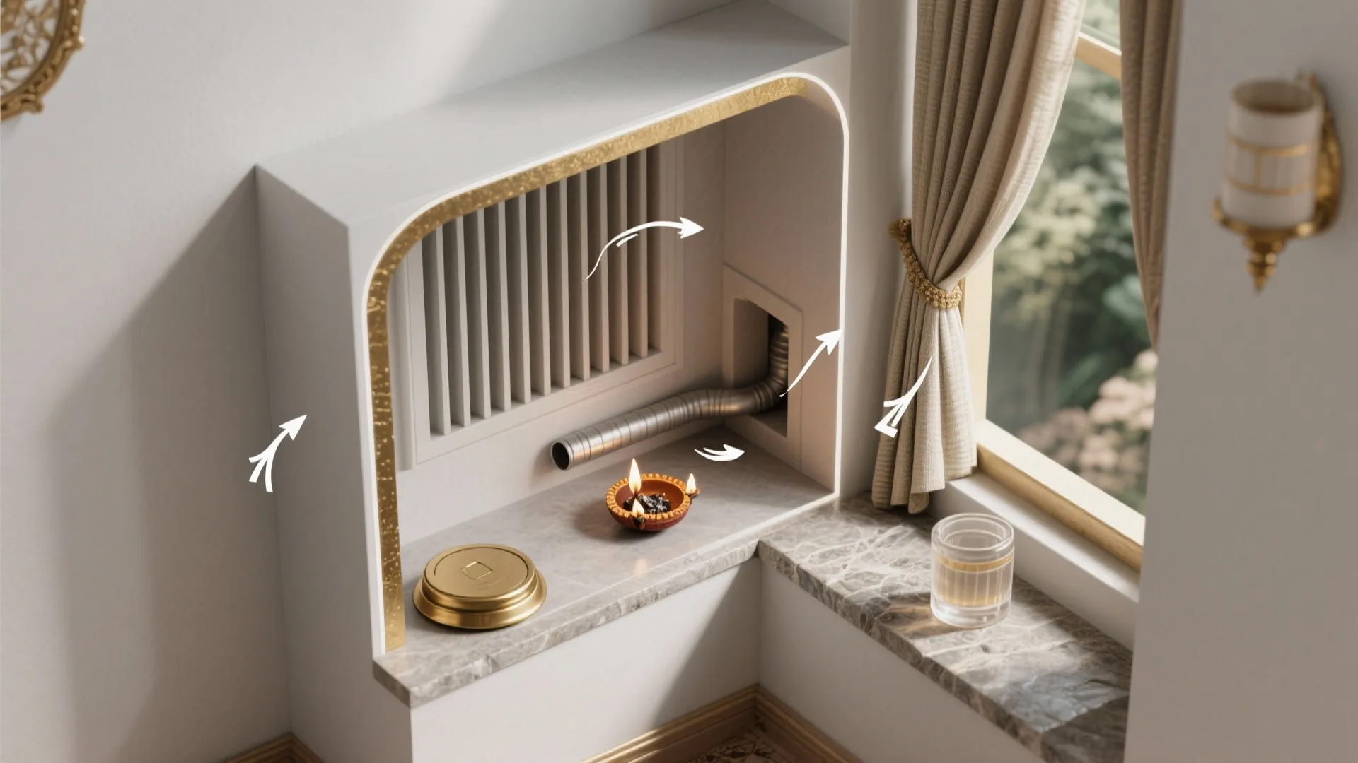 4) Ventilation and Incense Management: Calm Air, Clear Surfaces