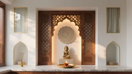 5 Pooja Room Interior Wall Design Ideas