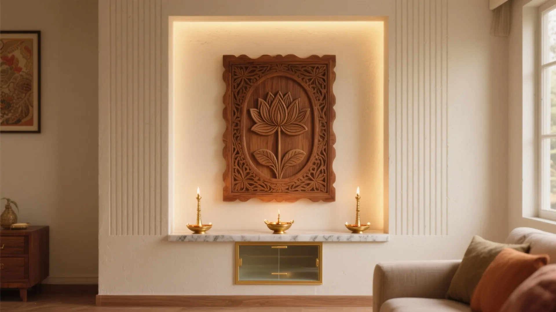 5 Pooja Room Wall Design Ideas for Small Spaces: Practical, soulful, and space-smart pooja room wall design ideas from a senior interior designer who loves small-space challenges