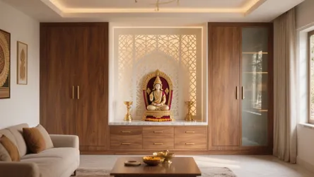 5 Pooja Wardrobe Design Ideas for Small Homes