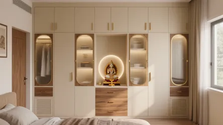 Pooja Room Wardrobe Designs: 5 Smart Ideas