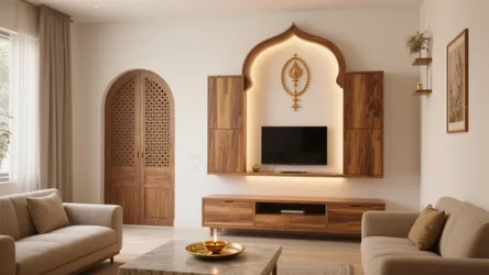 5 Simple Pooja Room Designs in Wood