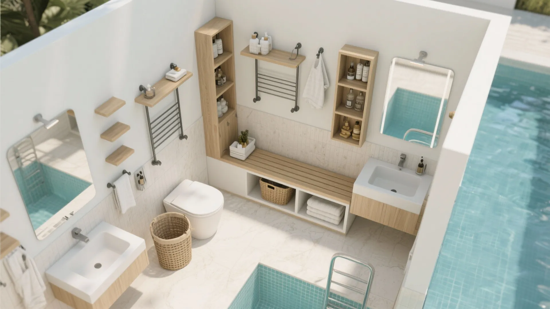 Tip 3: Clever Storage for Towels and Gear