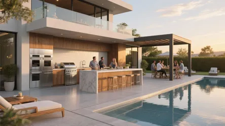 Outdoor Kitchen with Pool Ideas: 5 Inspiring Designs