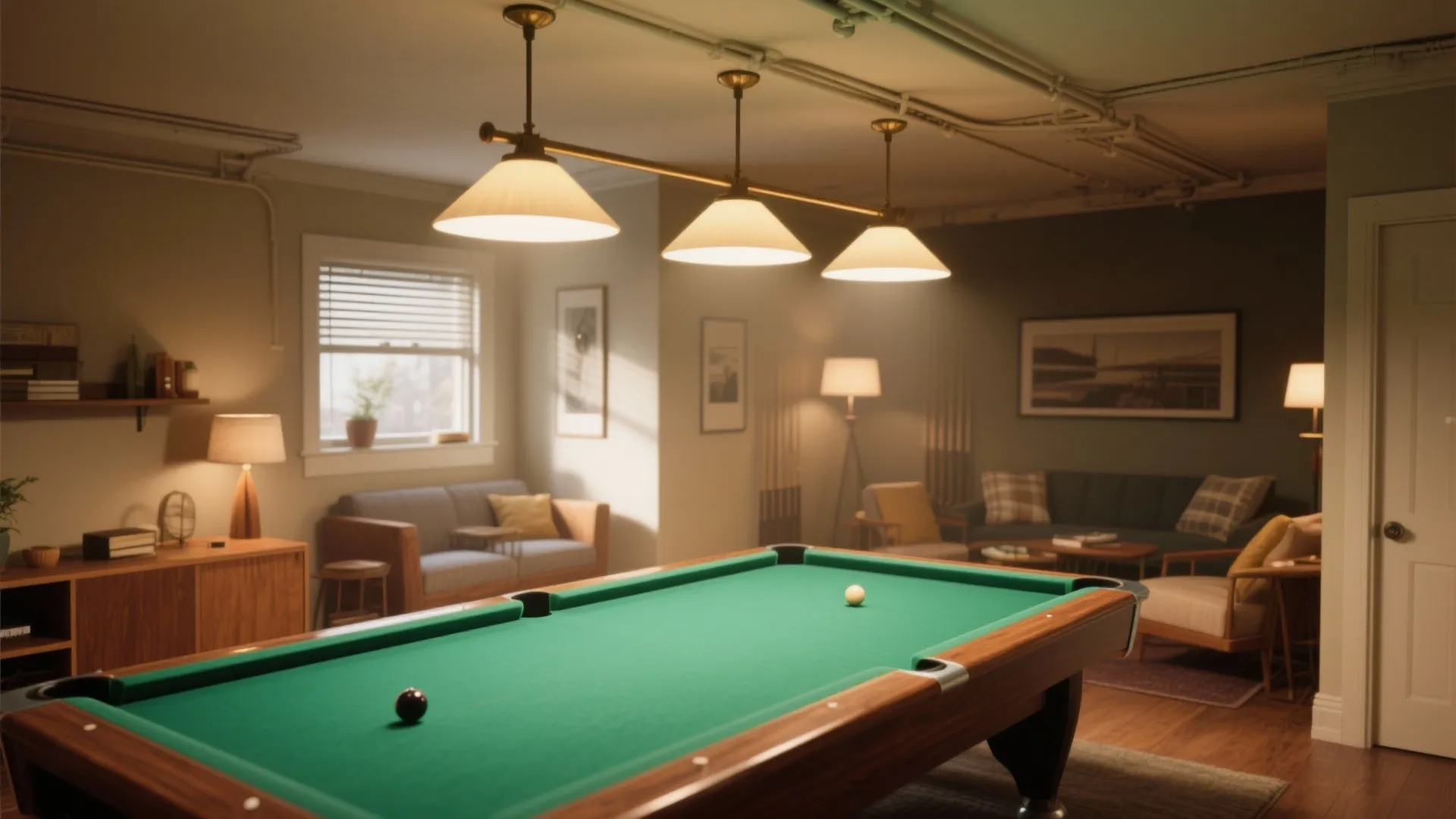5 Pool Table Light Fixture Ideas: Creative and practical lighting ideas for small game rooms and tight spaces
