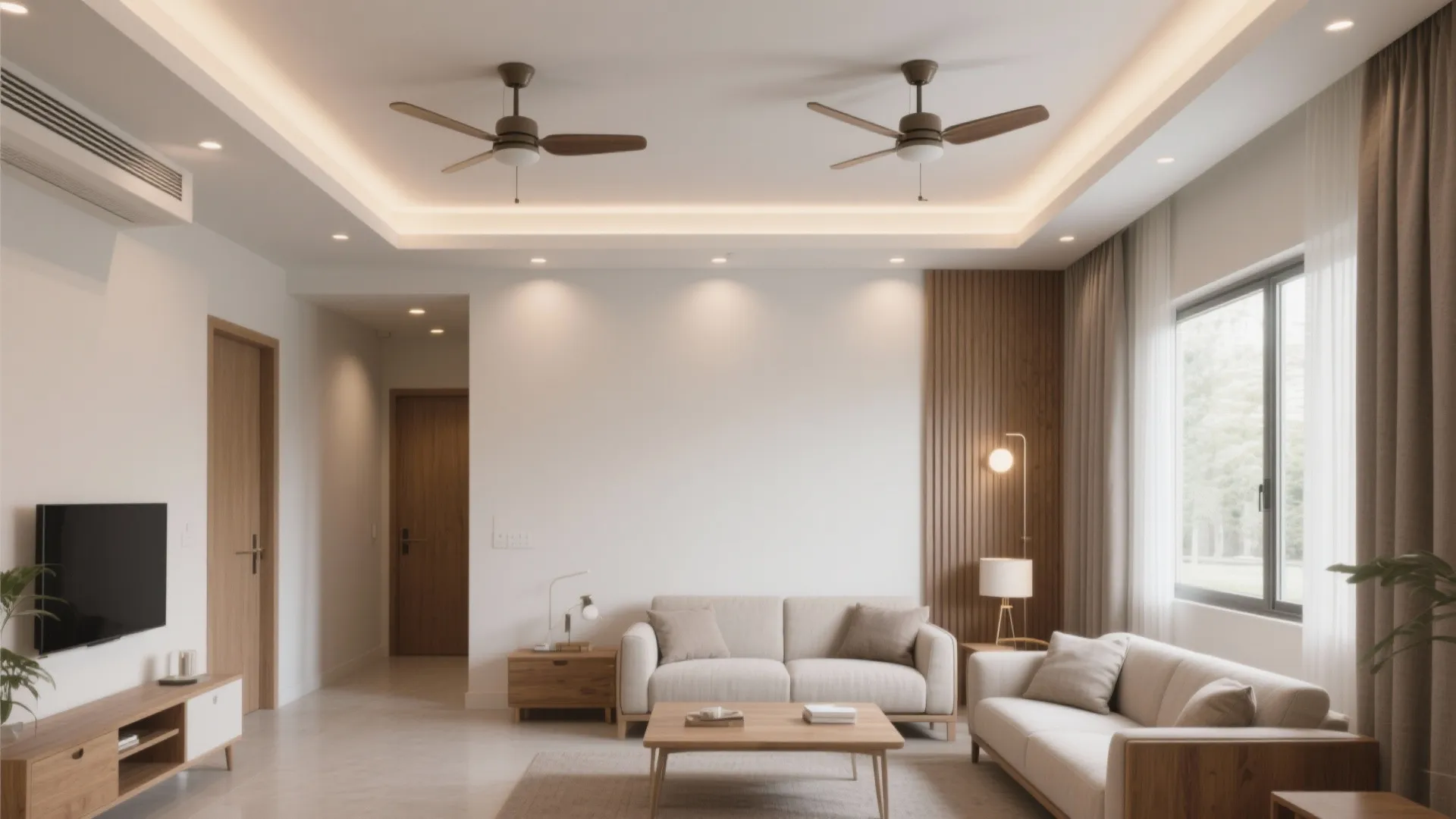 Hall POP Design with Two Fans: 5 Smart Ideas: How I plan POP false ceilings for small halls with dual fans—lighting, airflow, wiring, and style you can live with