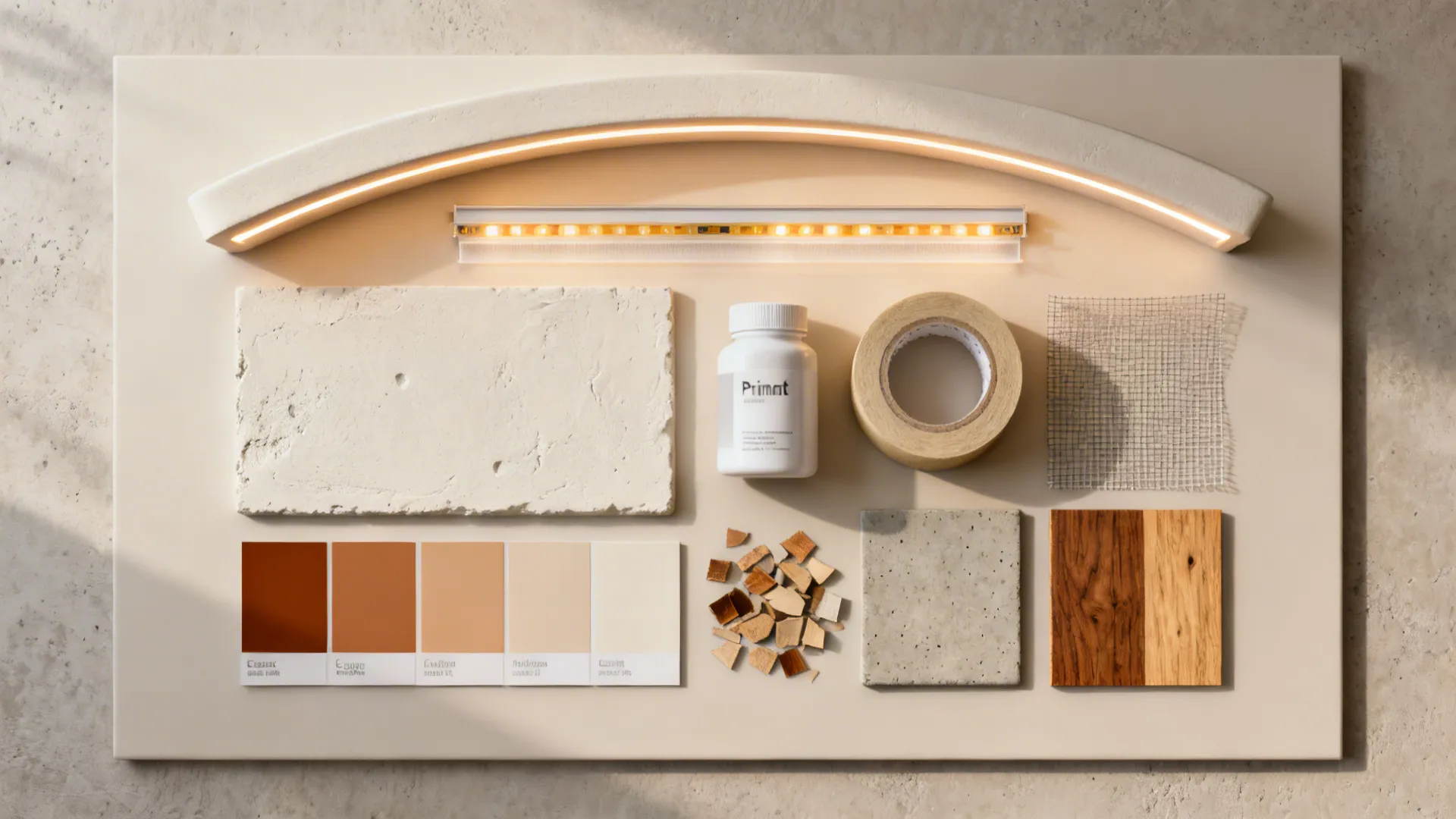 Soft POP Archway with Integrated Cove Lighting