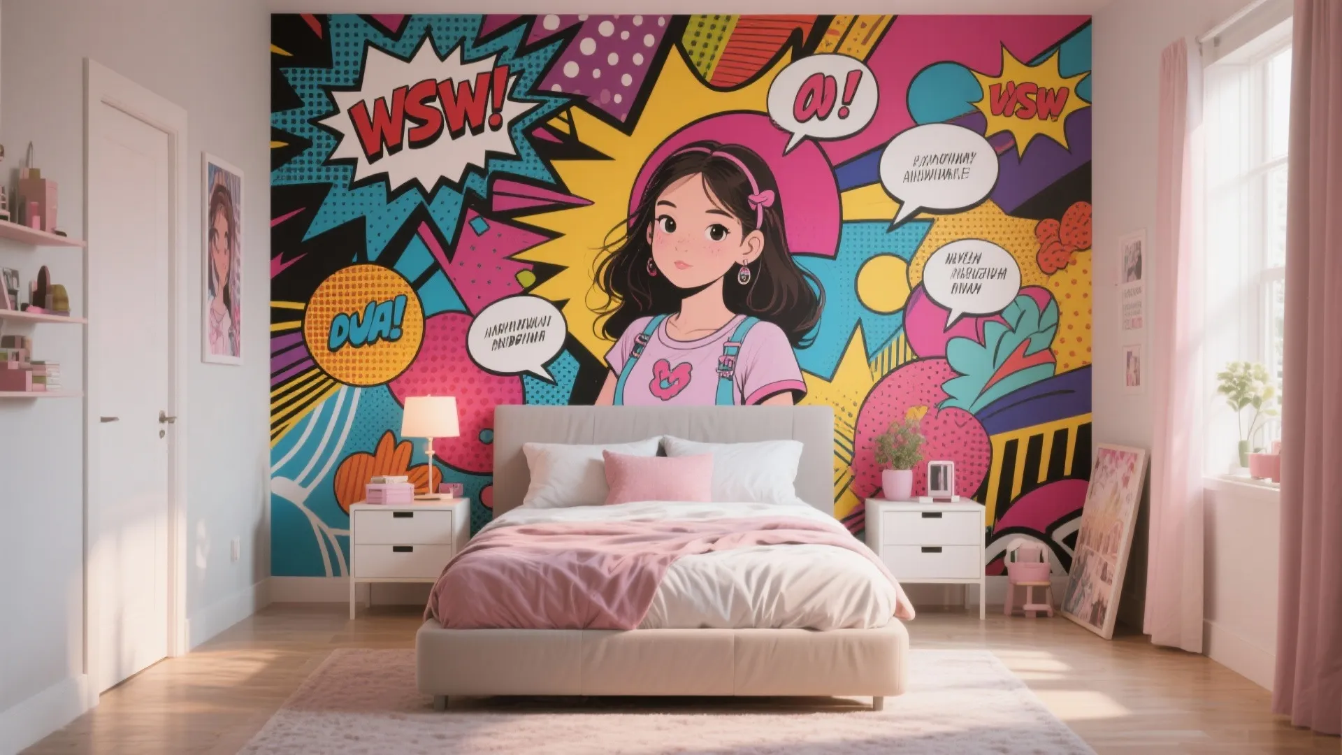 Pop-Art Accent Wall
