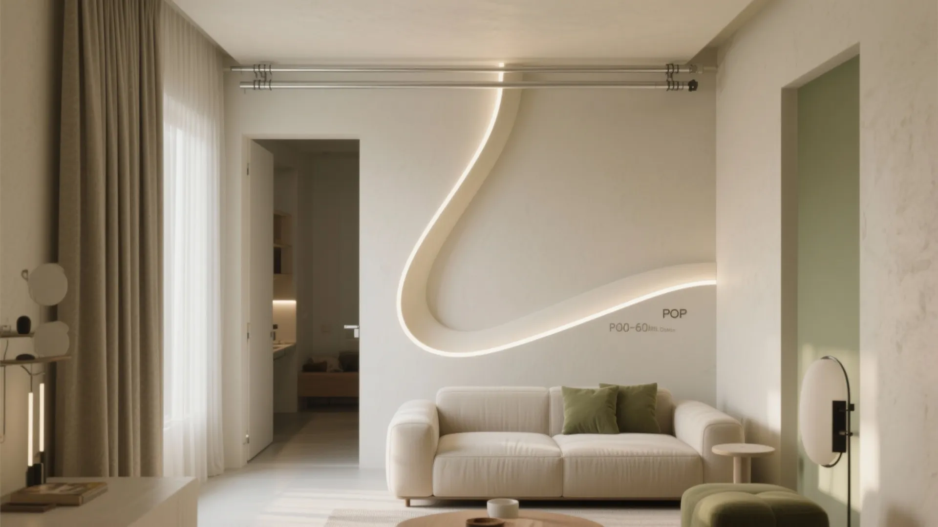 2. Sculpted POP Band That Guides the Eye