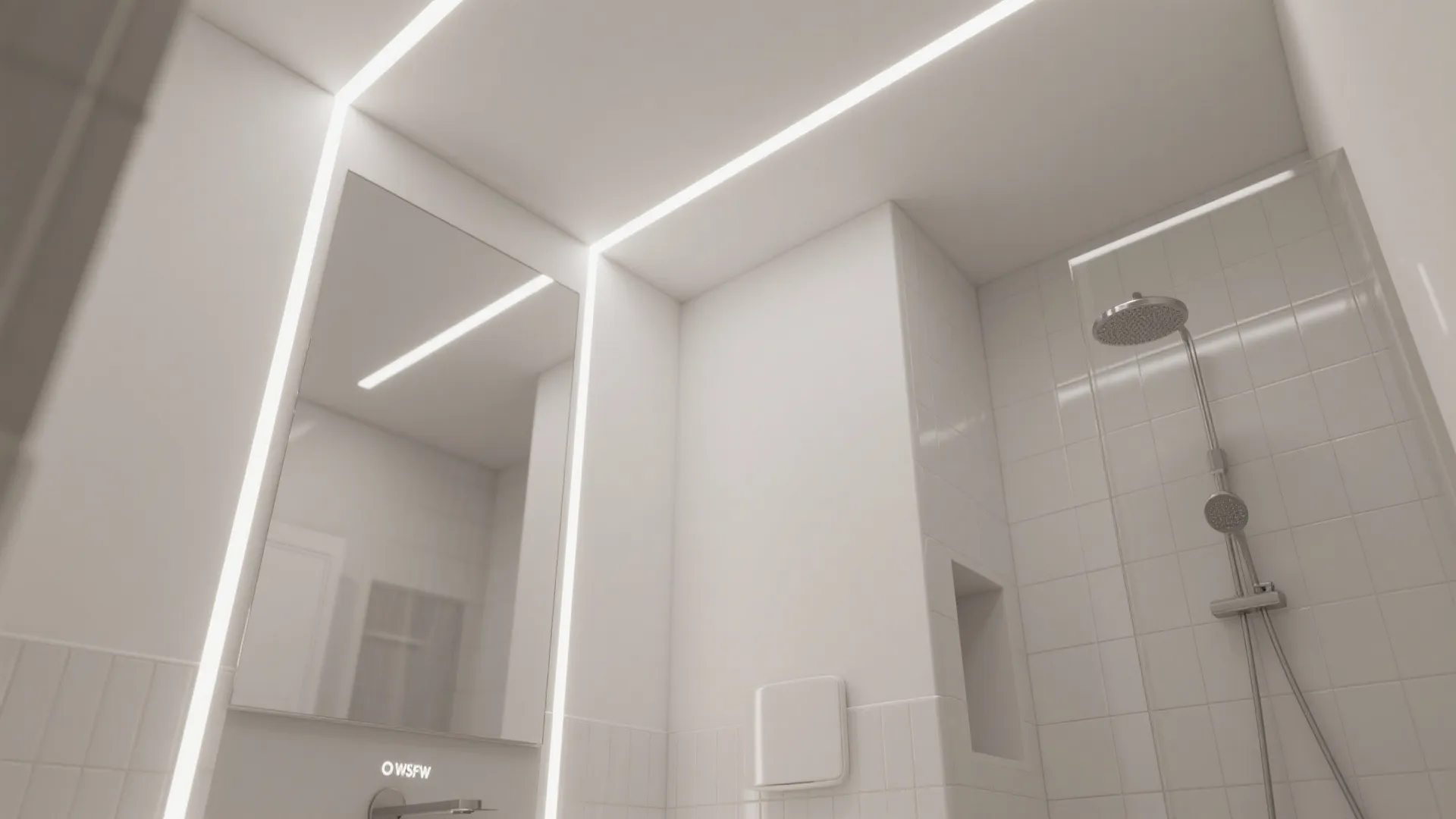 Patterned POP Bands to Frame Mirrors and Niches