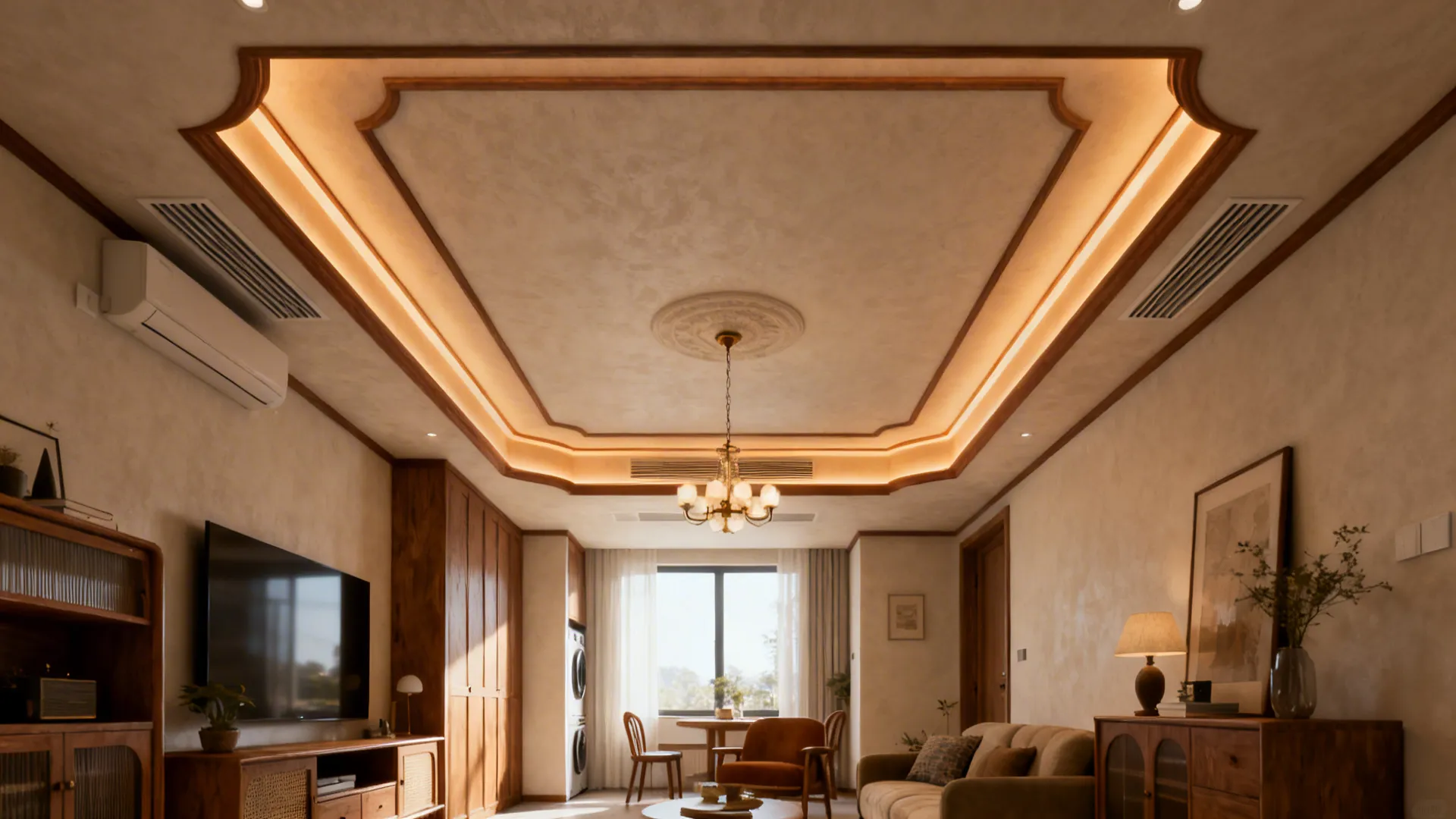 5 POP Ceiling Ideas for Living Rooms