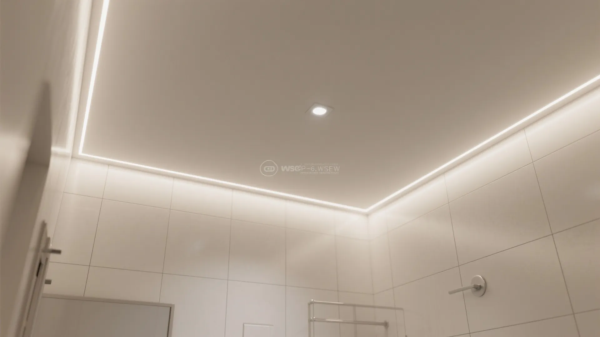 Minimal POP Ceiling With Perimeter Glow