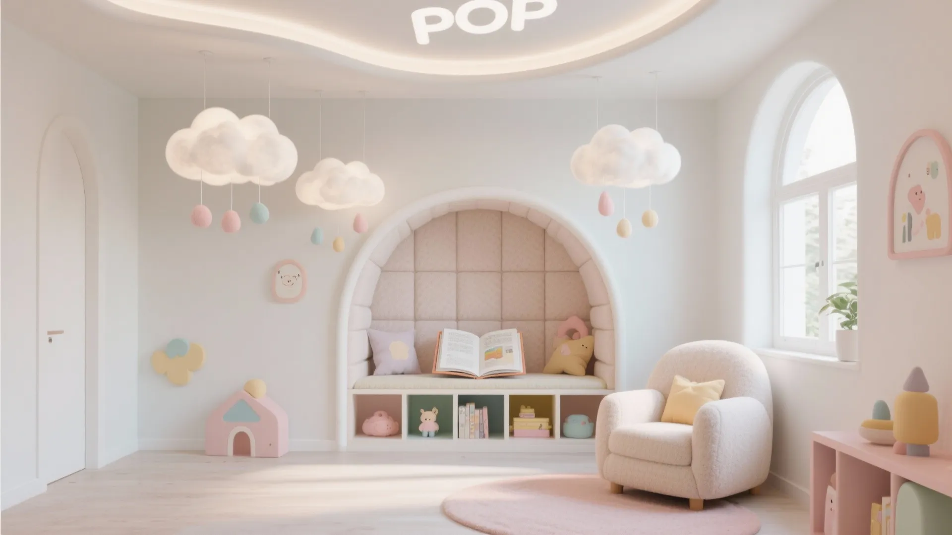 Floating Cloud Shapes