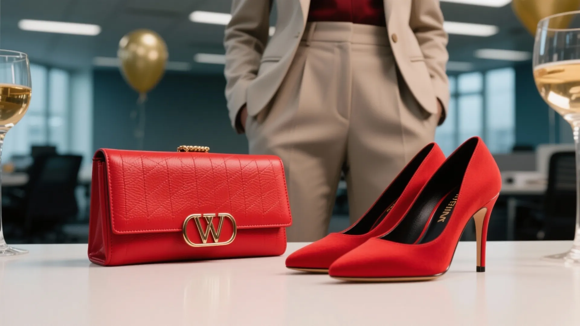 7. Pop of Color in Accessories