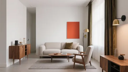 5 Pop Colour Combination for Living Room