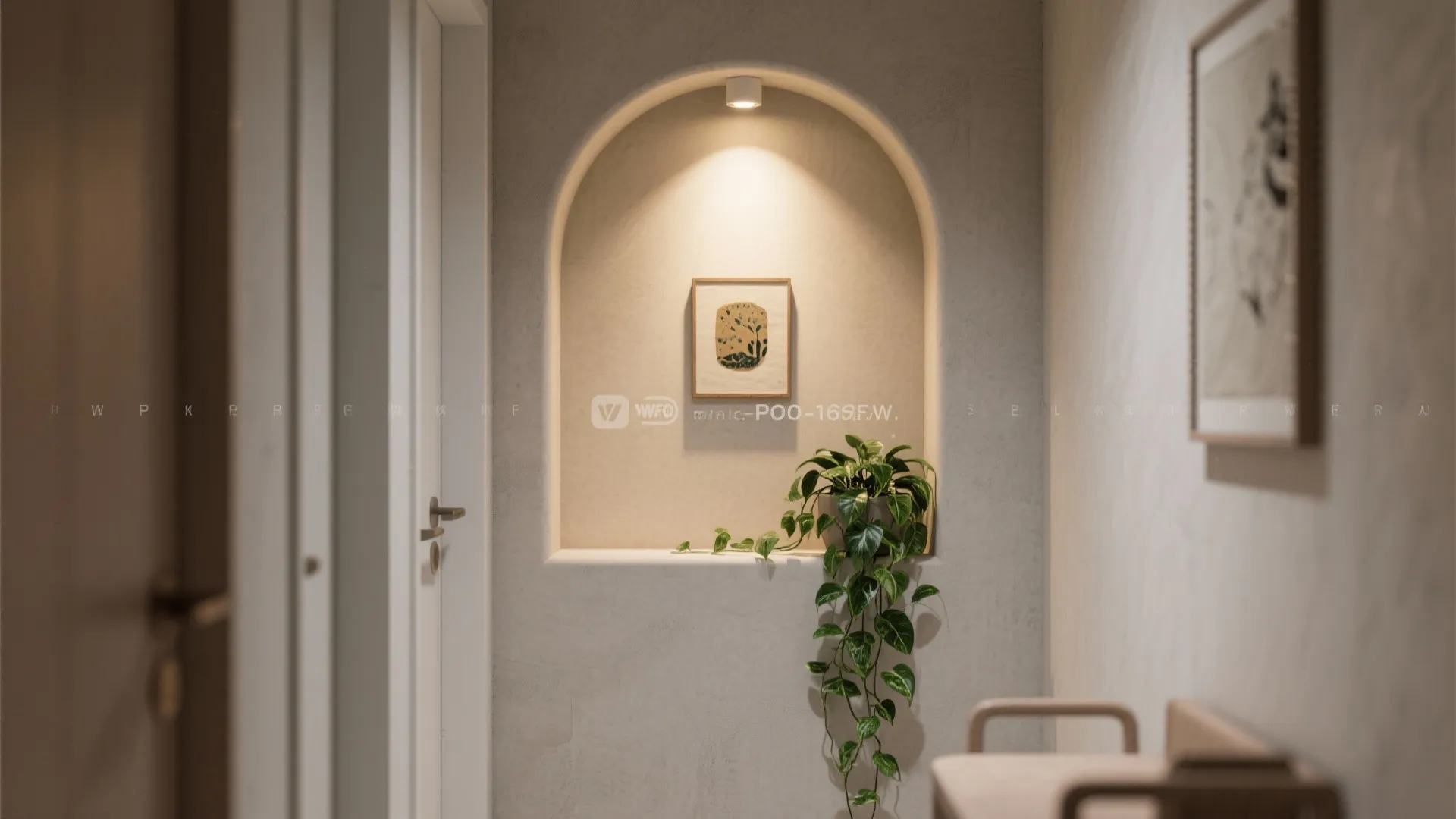 Statement POP Corner Niches for Art or Plants