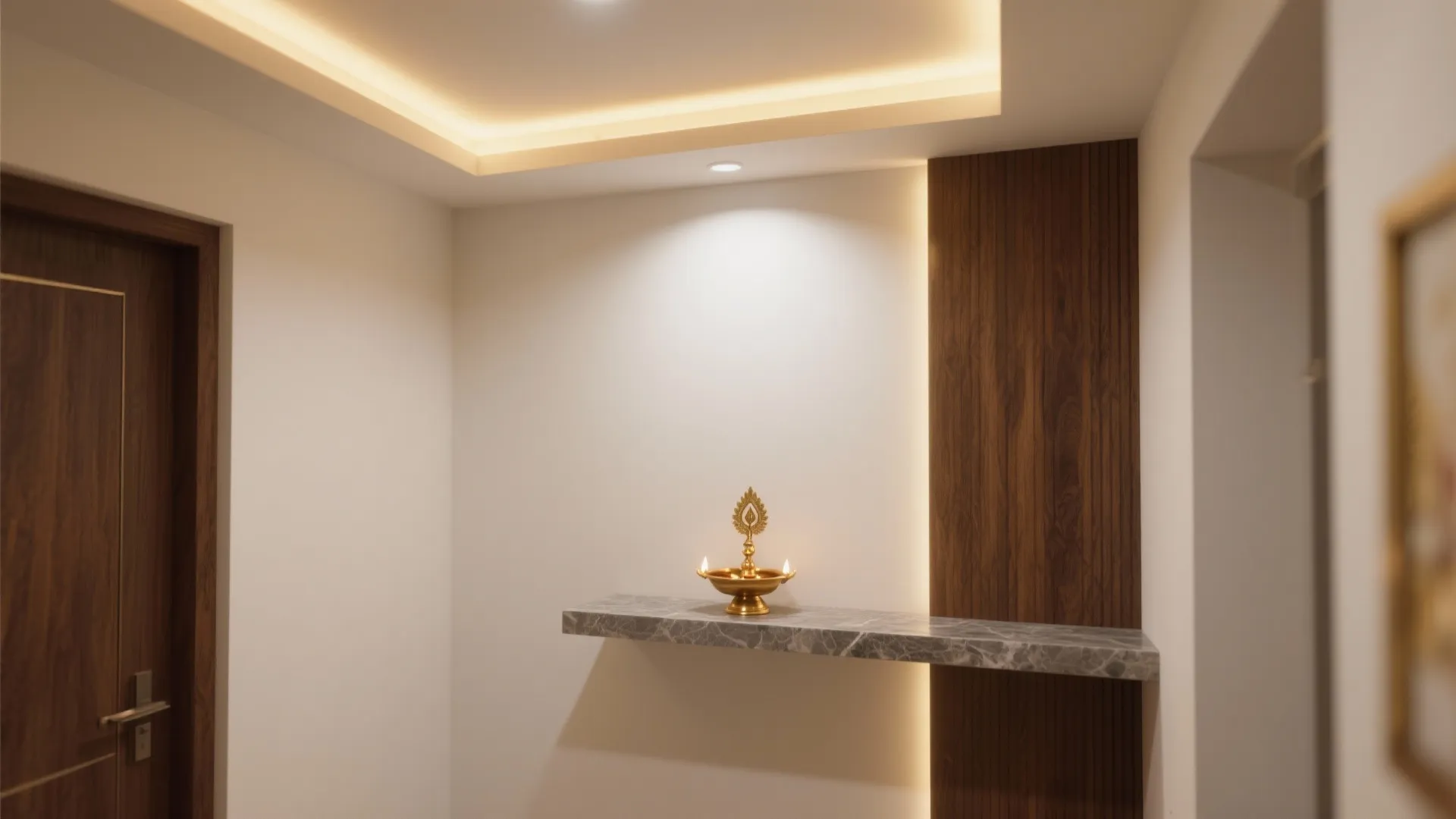 Serene POP Cove Ceiling with Soft Lighting