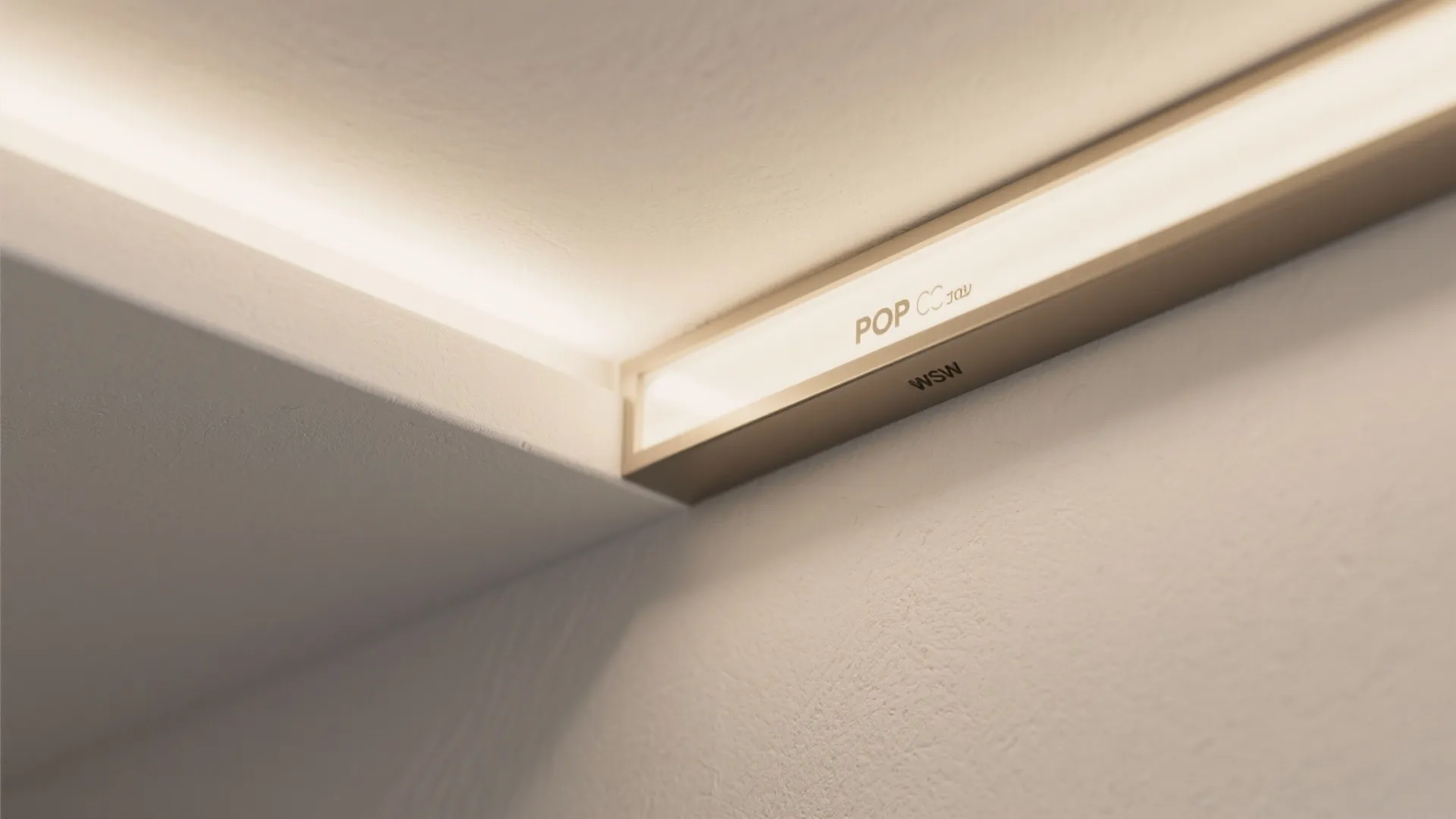 Minimalist POP Cove Ceiling (Spa Glow, Zero Glare)