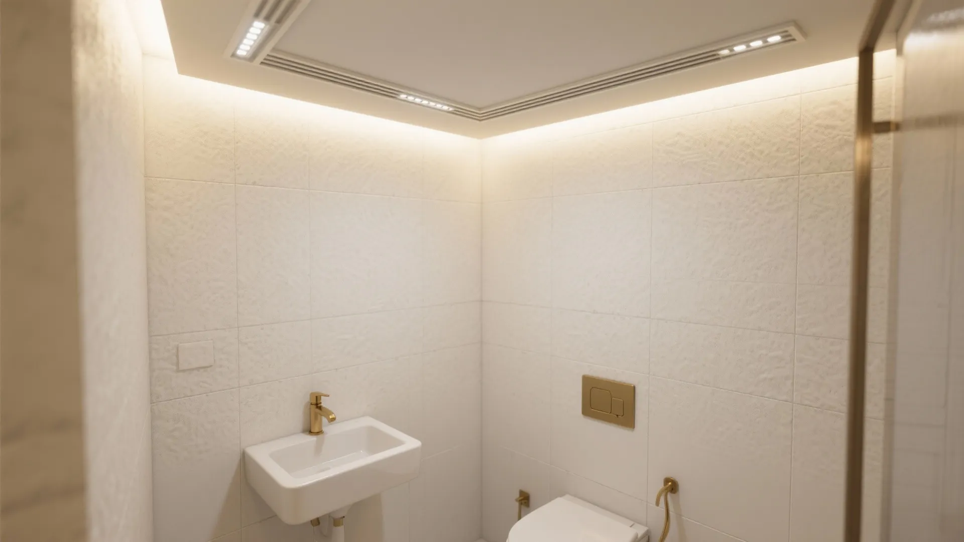 Minimalist POP Cove Ceiling with Hidden LEDs