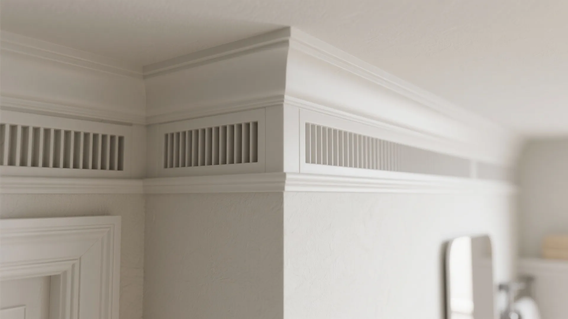 POP Crown Moulding with Hidden Vent Channels