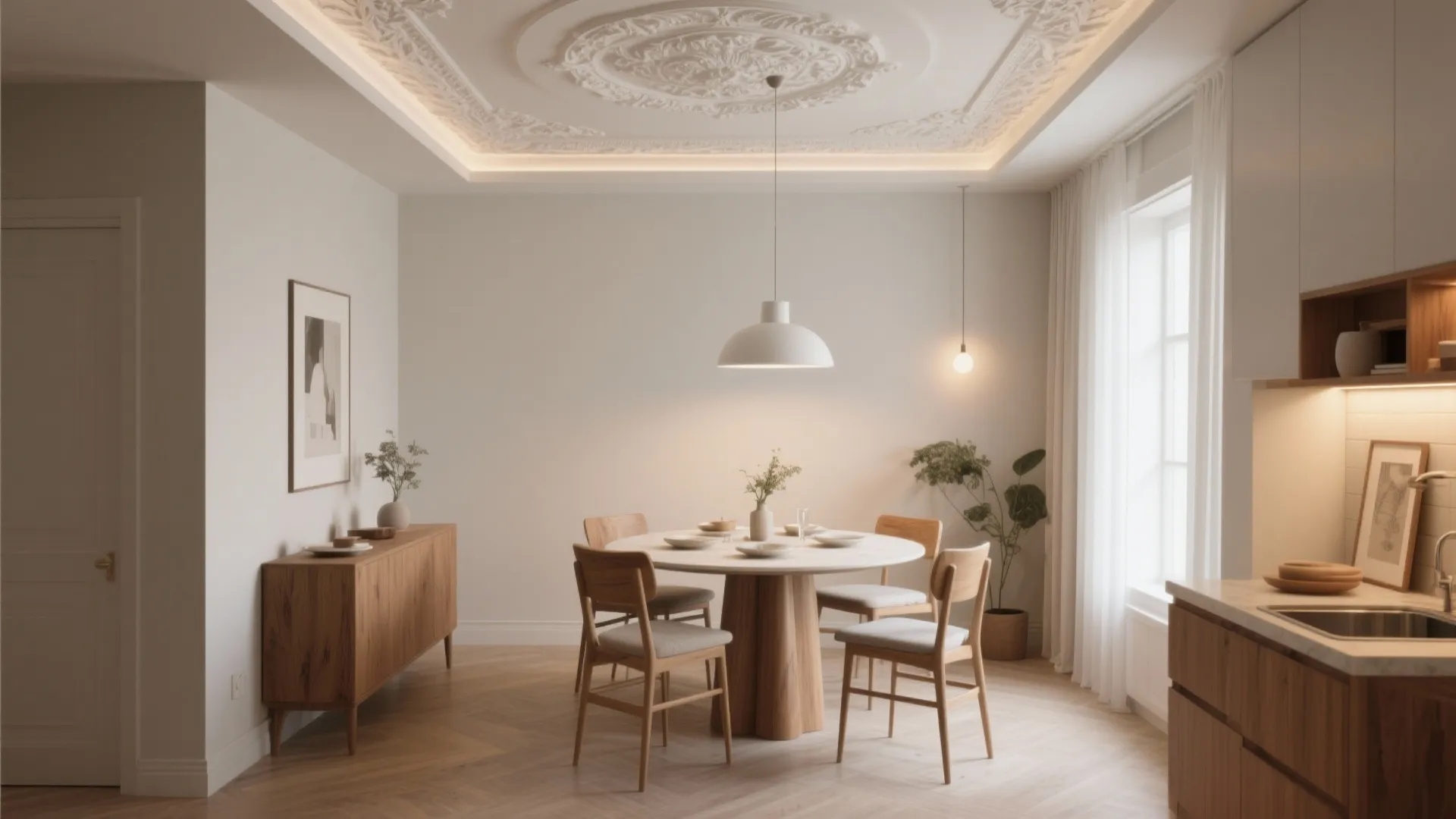 5 Simple POP Design Ideas for a Dining Room: Transform Your Dining Room with Creative Yet Minimal POP Ceiling Designs