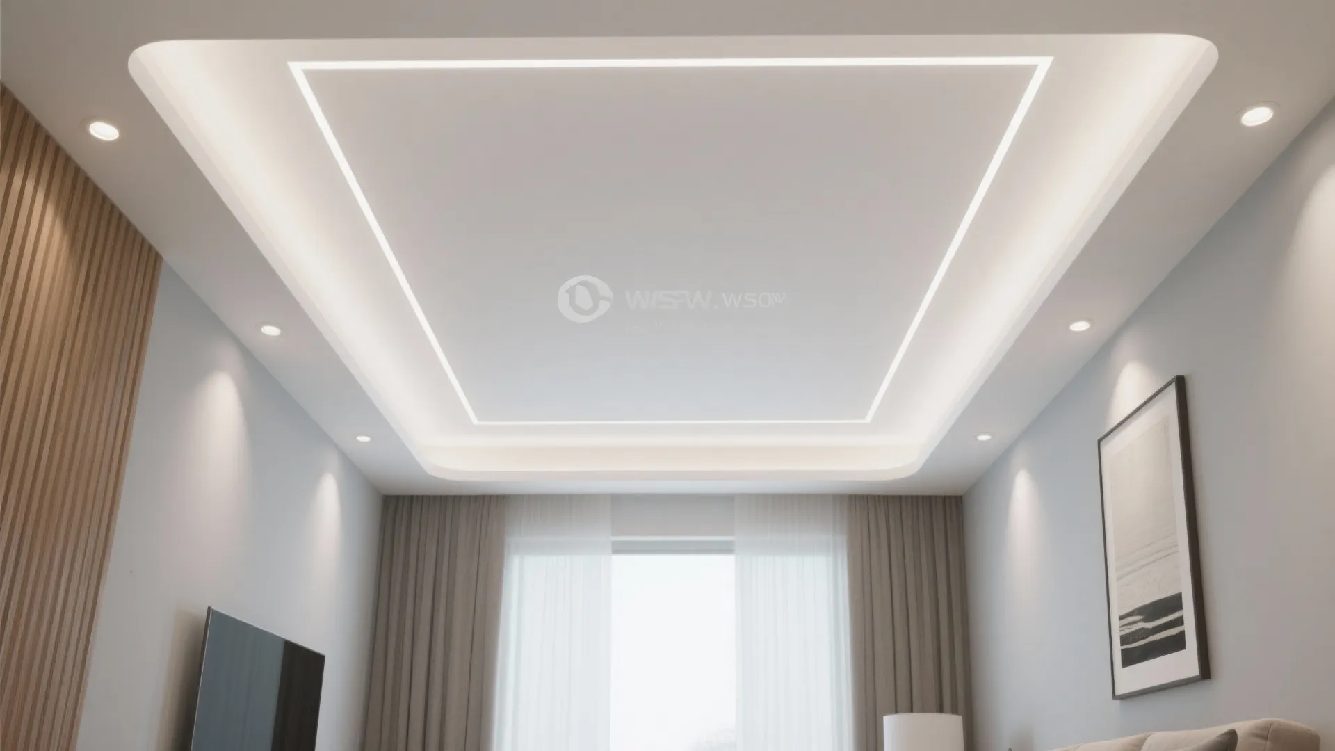 POP Edge Frames with Recessed Lights