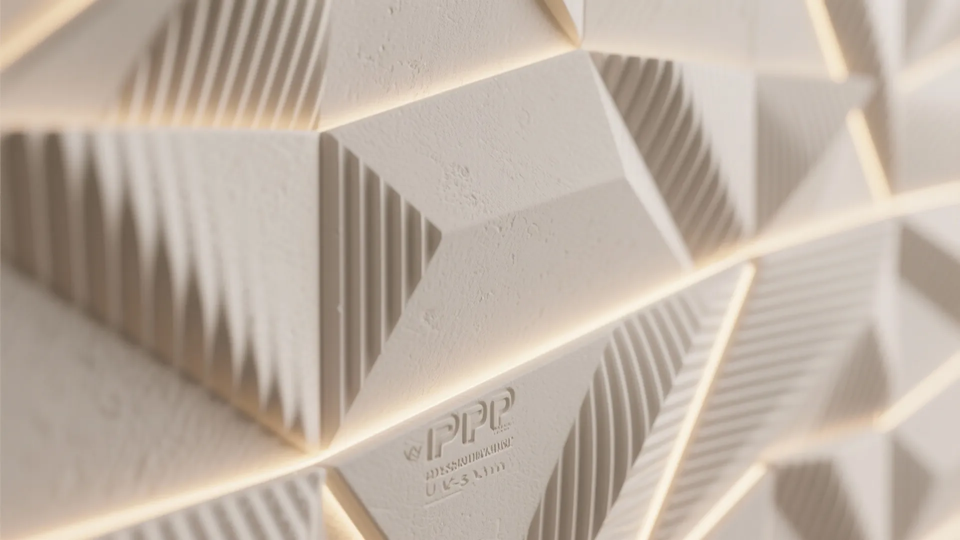 Geometric POP Panels and 3D Relief