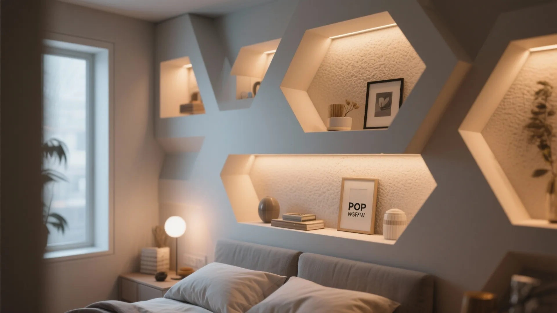 Geometric Wall Niches