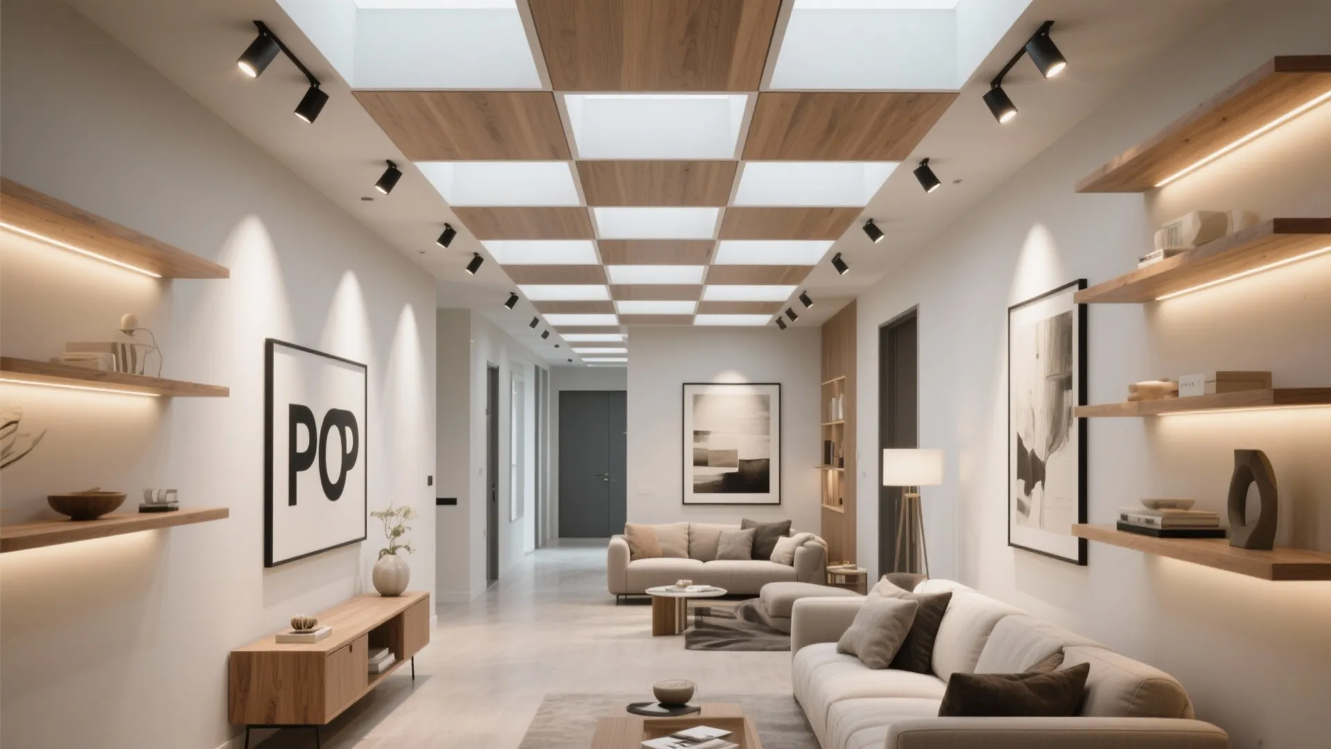 Geometric POP Panels with Integrated Spots