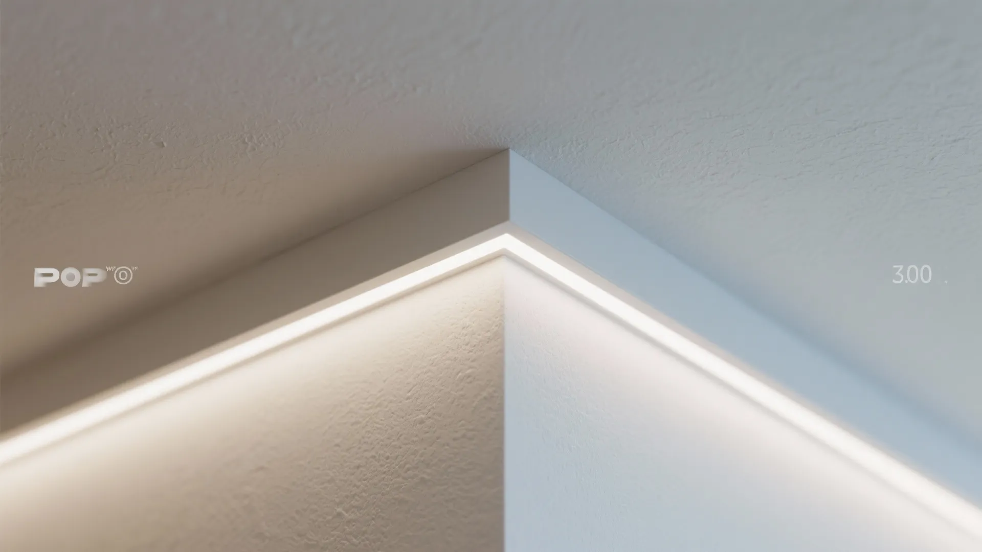 Minimal recessed POP bands