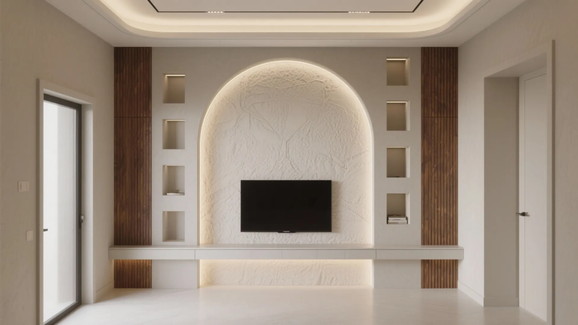 Hall Feels Flat? Pop Wall Design for Hall That Adds Depth