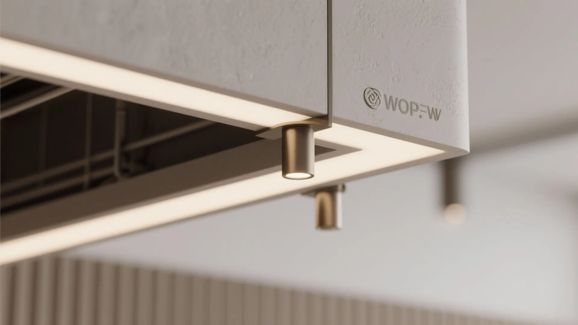 Suspended POP Island with Statement Pendant Cluster