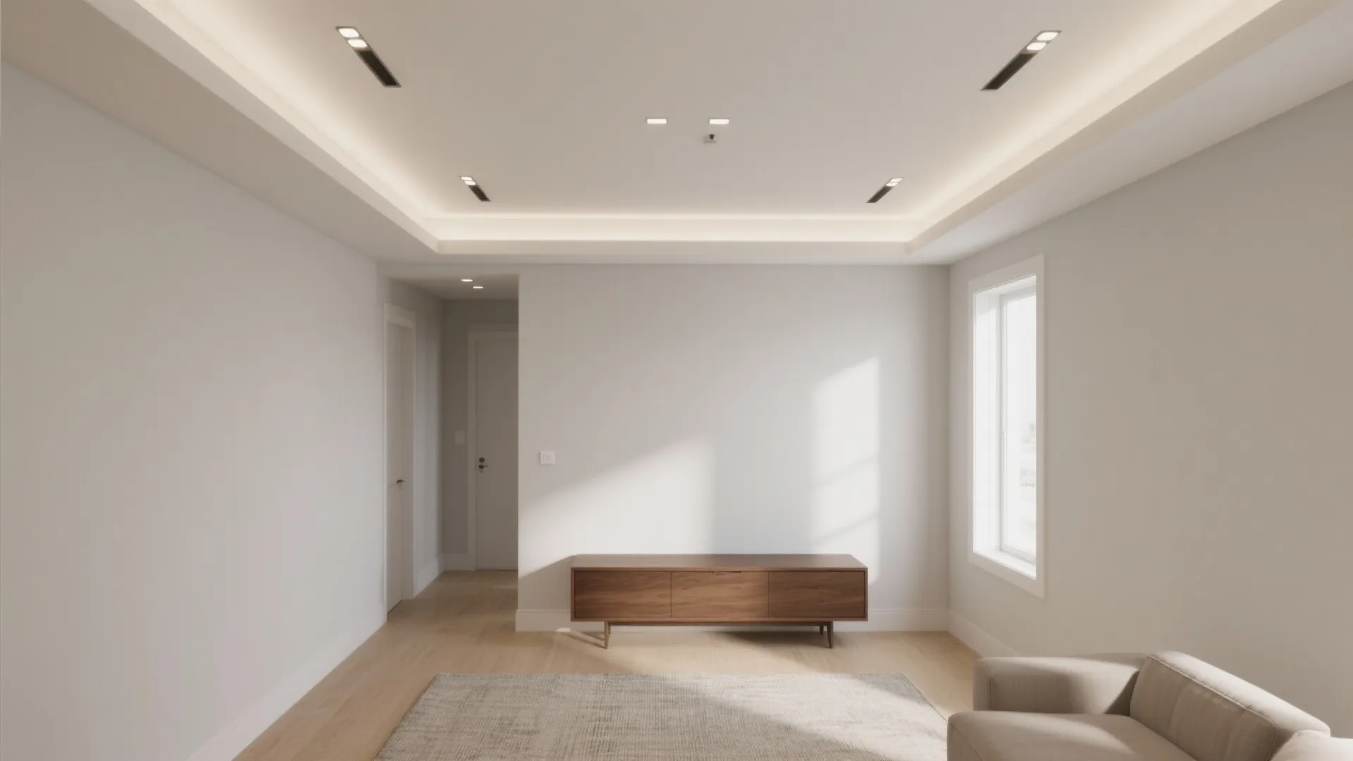 Minimalist POP Lines + Recessed Glow