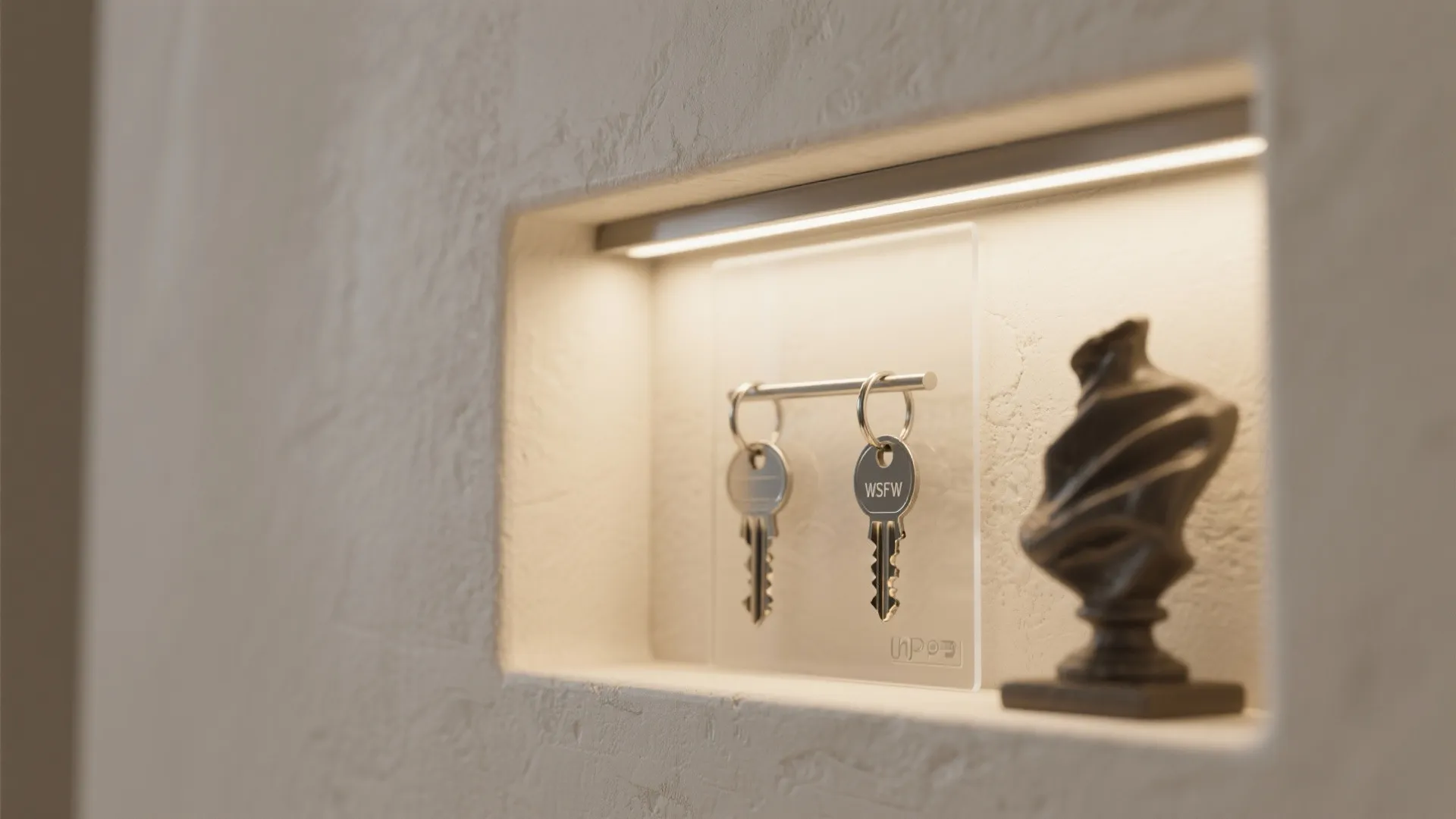 POP niches and ledges for hidden storage