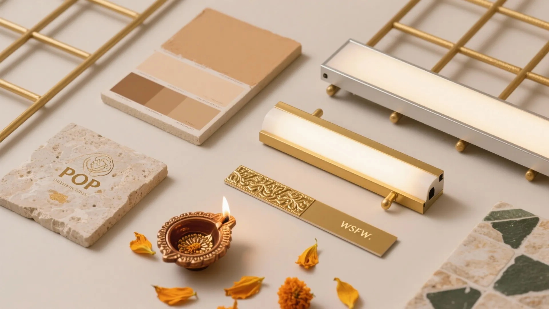 POP Shelf-Grid with Hidden LED Rail