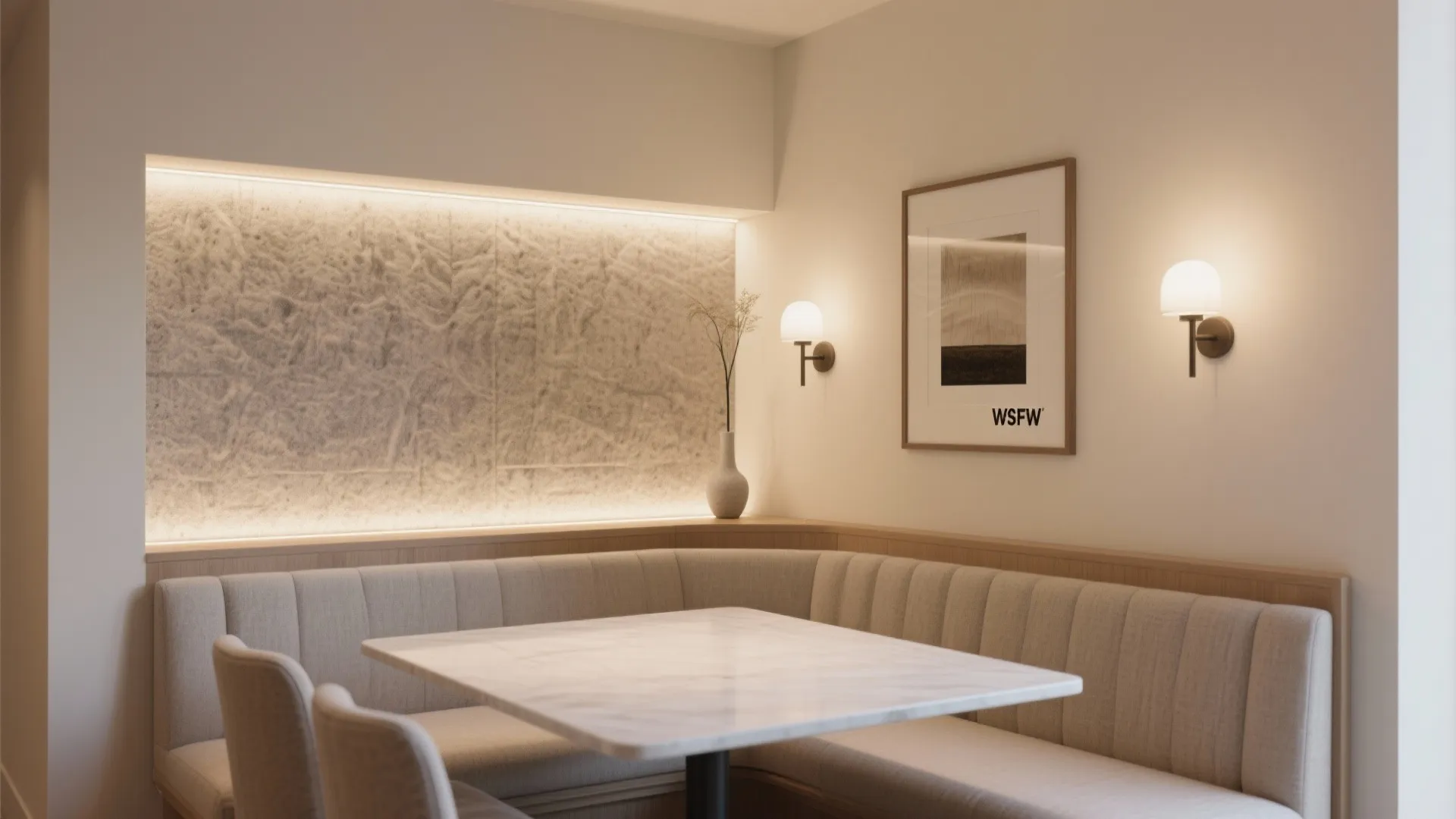 POP Niche Wall for Art and Acoustic Warmth