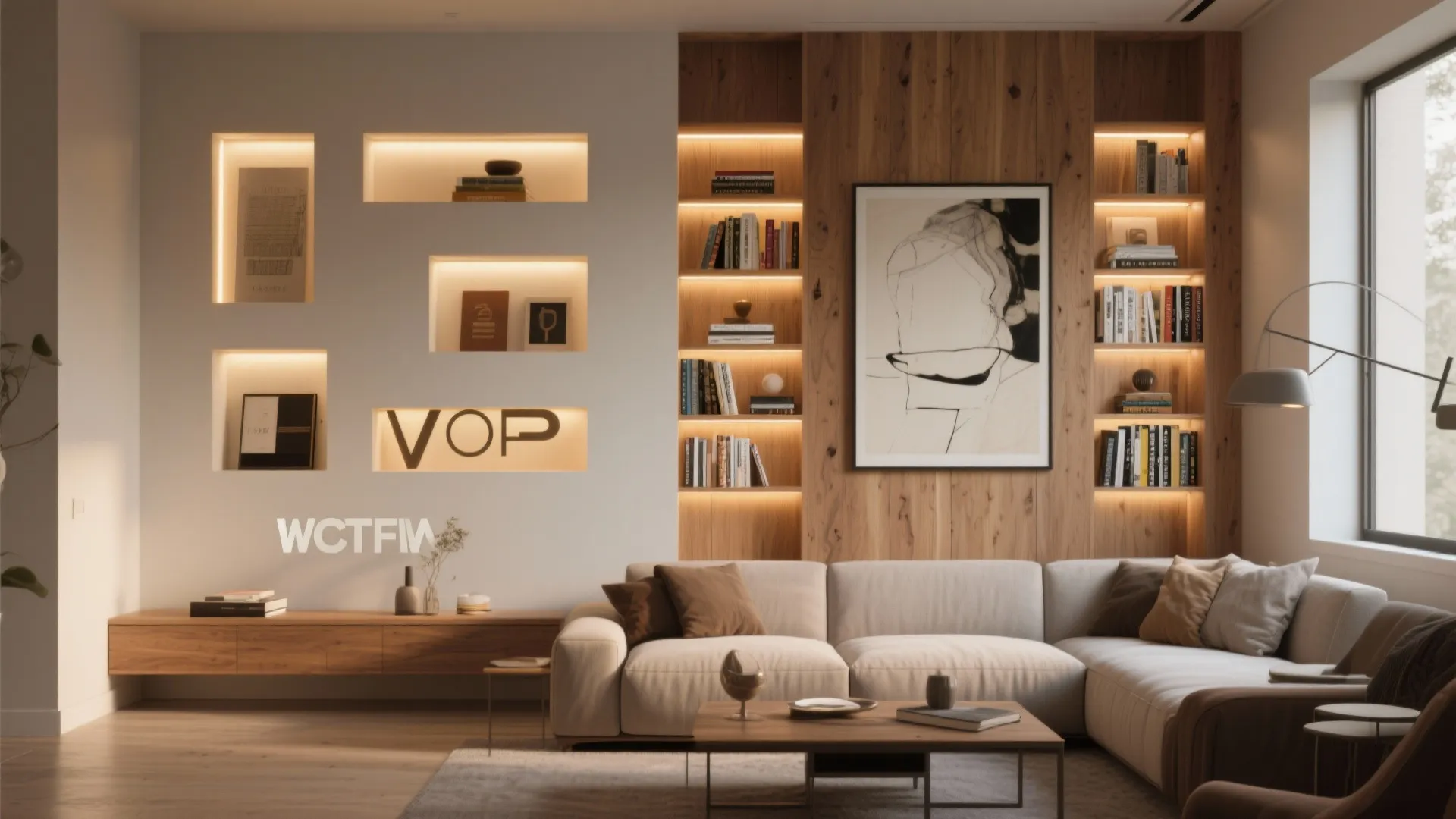 Accent Niches with Lighting