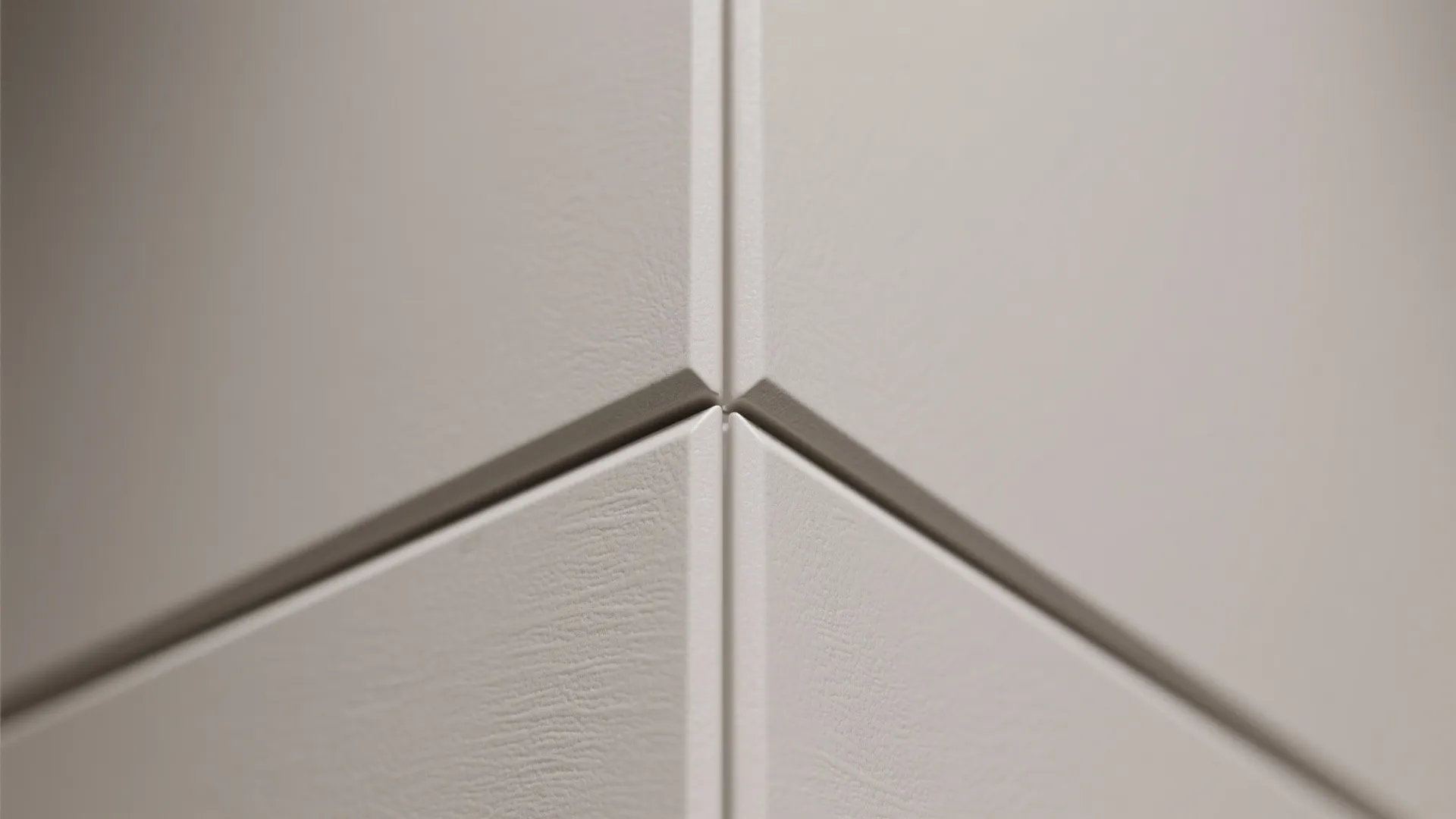 Geometric POP Wall Panels with Light Wash