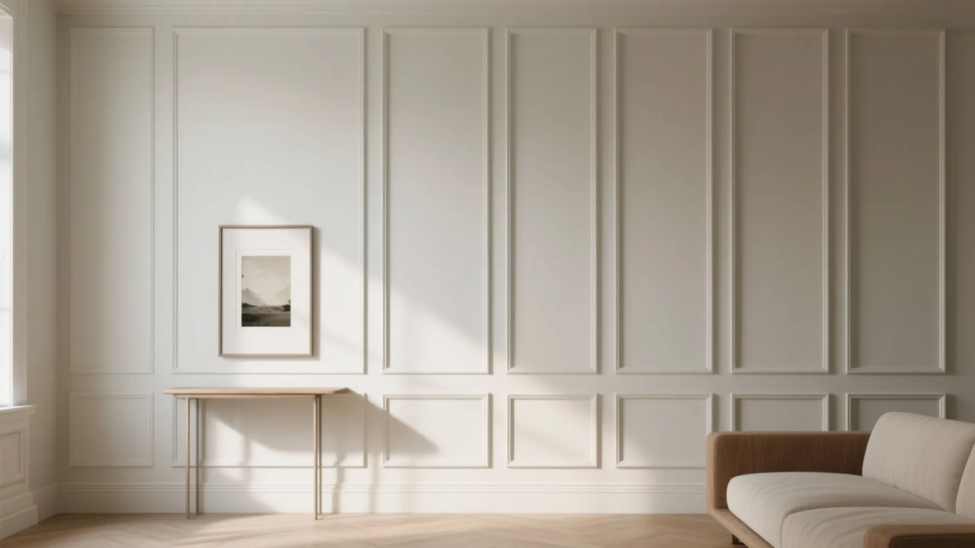 POP Panelled Feature Wall with Texture Paint