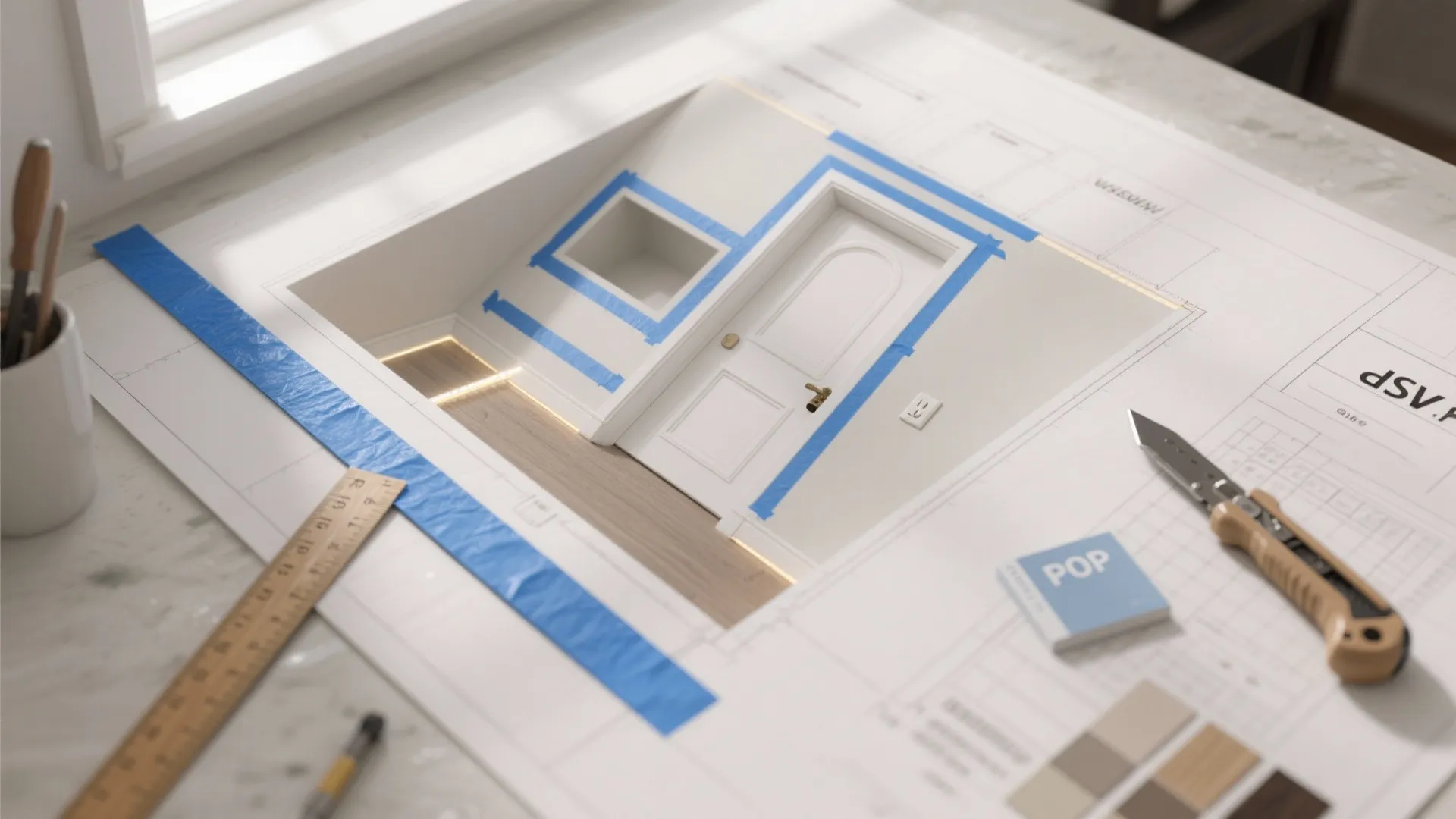 How I Plan a POP Front Wall (Workflow You Can Borrow)