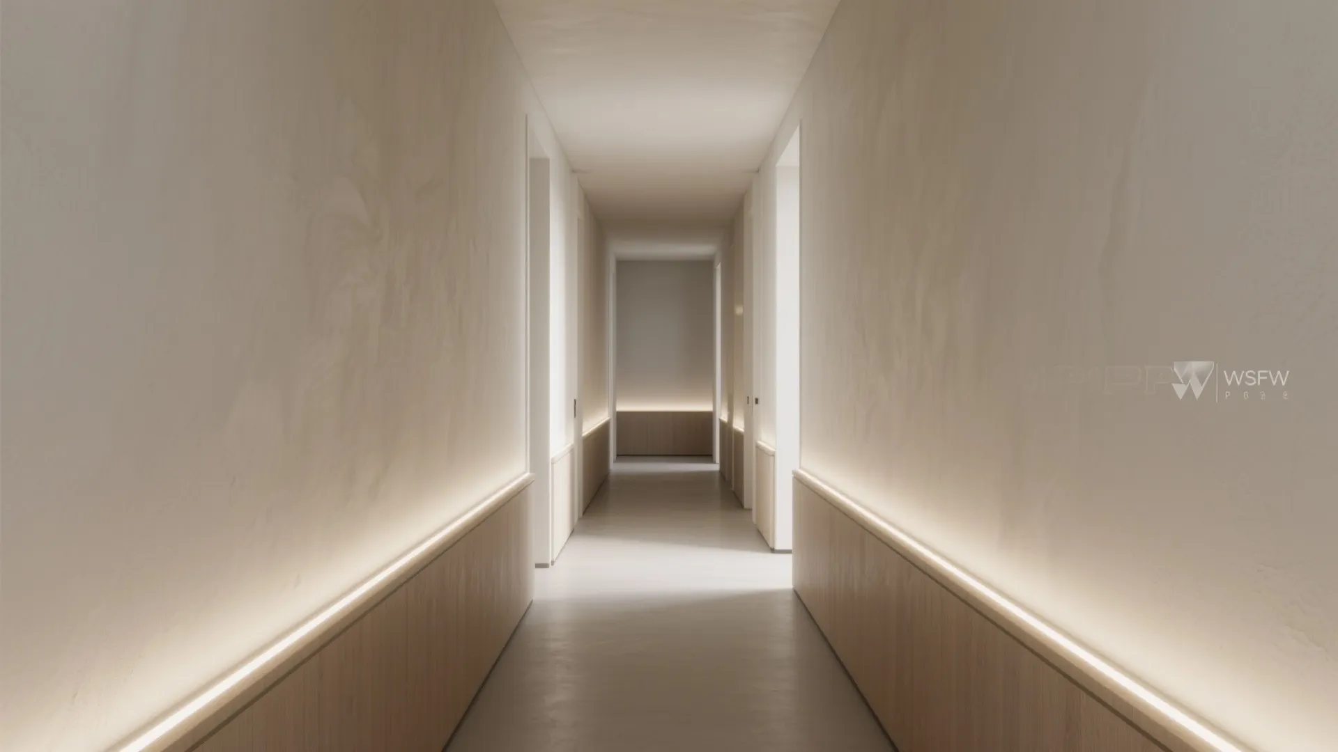 Minimal POP Feature Wall with Shadow Lines