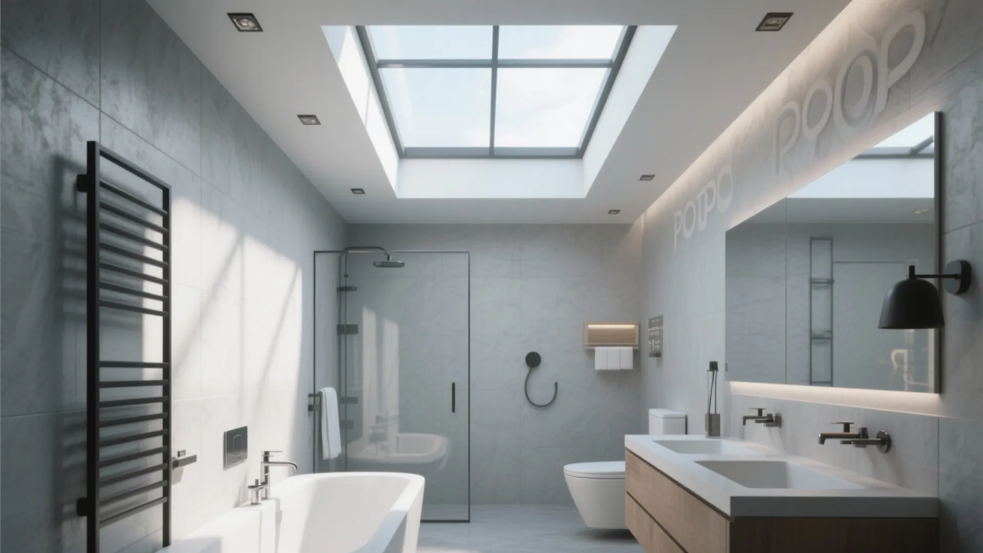 POP Ceiling with Skylight Integration