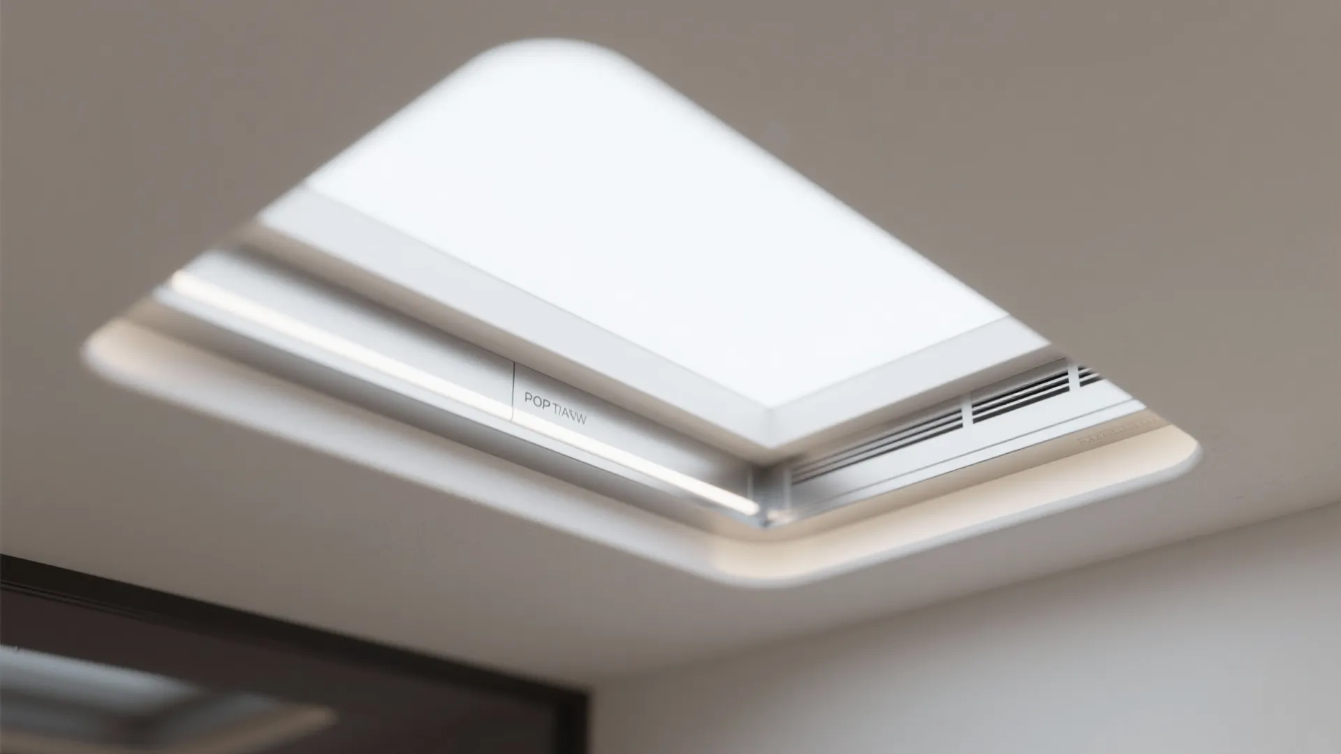 Tray POP Ceiling with (Real or Faux) Skylight