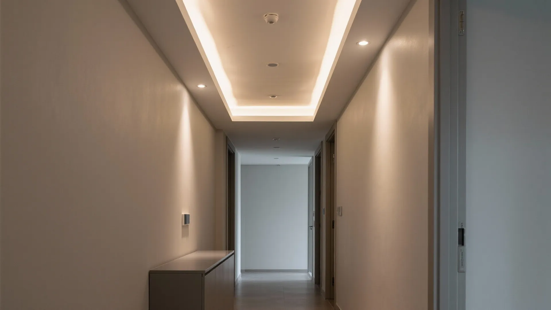 Layered Lighting with Sculptural POP Ceilings