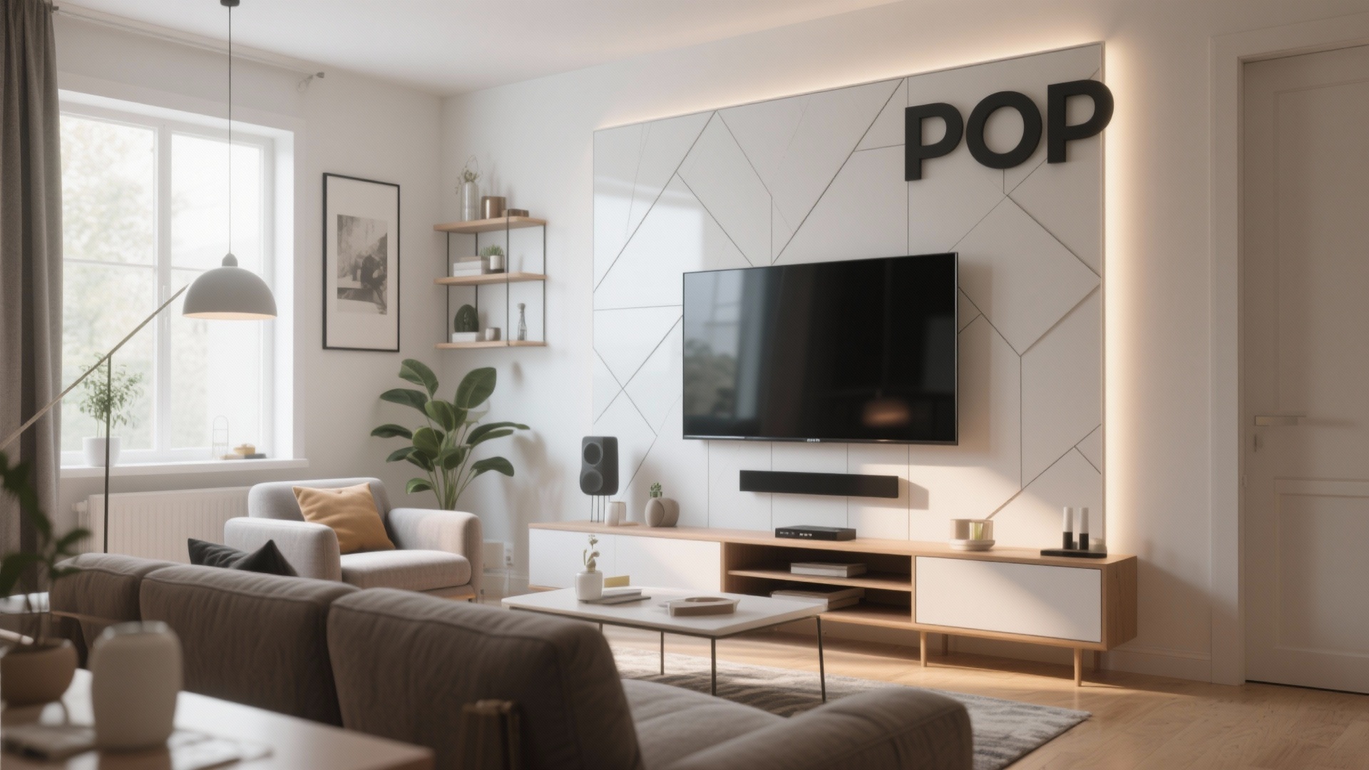 5 Simple POP Designs for Stunning TV Walls